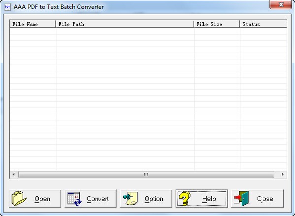 AAA PDF to Text Batch Converter下载 2.0 英文绿色特别版