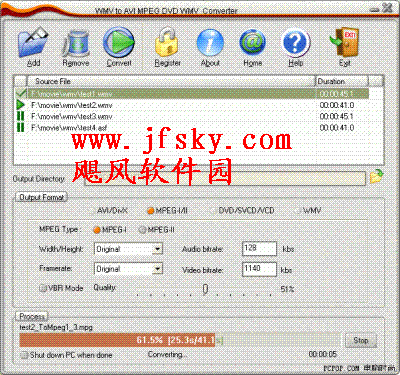 Allok WMV to AVI MPEG DVD WMV Converter下载 v1.6.8-screen.width-300