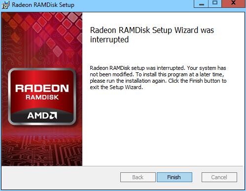 AMD Radeon RAMDisk内存虚拟硬盘软件