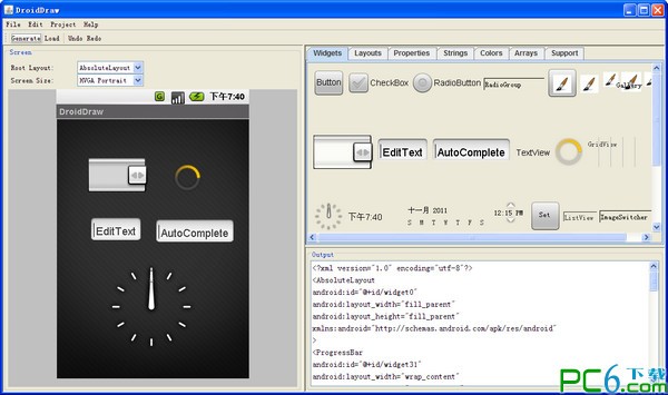 Android界面设计工具(DroidDraw)下载 r1b20 绿色版
