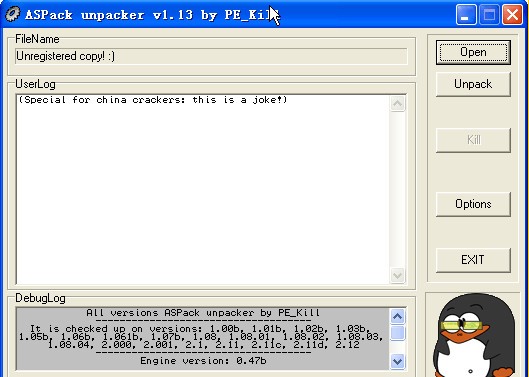ASPack UnPacker(脱壳)下载 v1.13 绿色版-ASPack