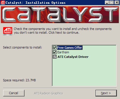 ATI x550显卡驱动for WinXP/2k下载