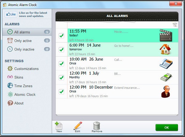 Atomic Alarm Clock破解版-Atomic Alarm Clock下载 V6.0免费版