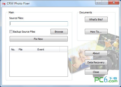 CRW文件修复工具(CRW Photo Fixer)下载 1.0绿色免费版