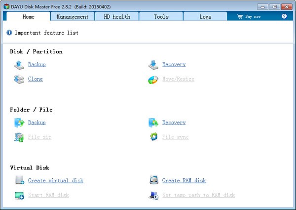 大禹磁盘管理工具-DAYU Disk Master下载 v2.82官方版