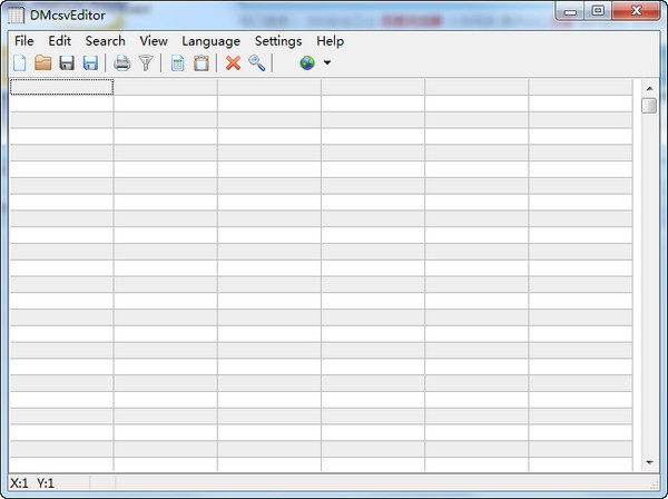csv格式编辑器-DMcsvEditor下载 V2.9英文绿色版