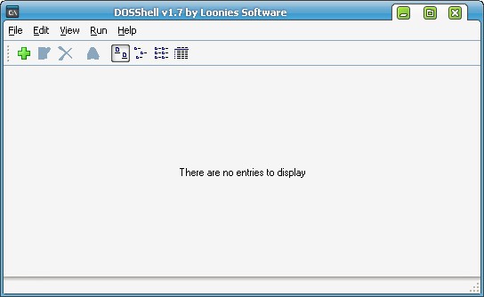 DOSShell(程序启动器) 下载 1.7 英文绿色版-DOSShell是应用程序启动器