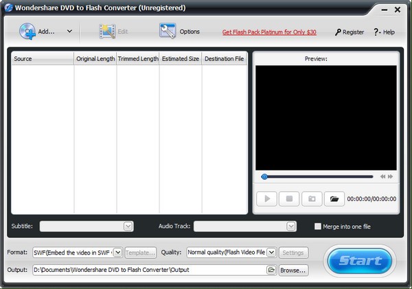 DVD to Flash Converter(DVD转Flash)下载 3.0.0英文特别版-Wondershare DVD