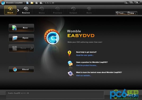 DVD制作工具(Womble EasyDVD)下载 V1.0.1.28 完美版