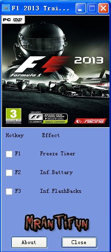 F1 2013修改器下载 v1.1
