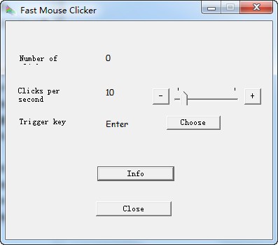 Fast Mouse Clicker下载 V1.0 英文绿色版-快速改变鼠标点击