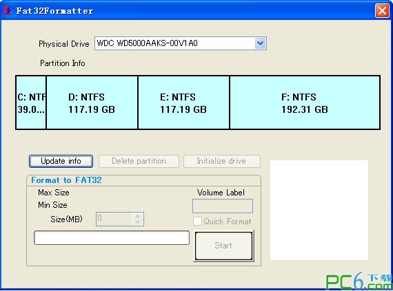 fat32格式化工具(FAT32formatter)下载 1.1绿色免费版