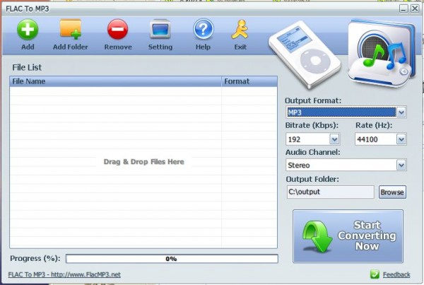 FLAC To MP3(flac转mp3)下载 v4.0.5-flac转mp3格式转换器