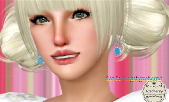 模拟人生3可爱的猫咪耳环MOD下载