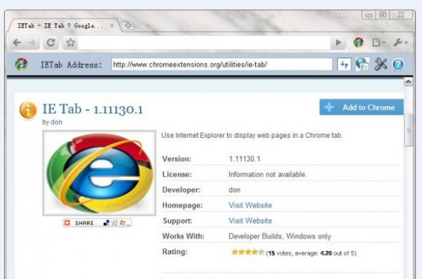IE Tab