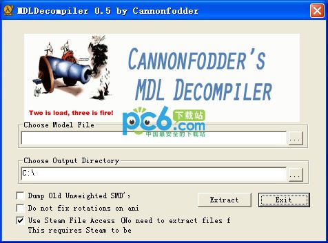MDL模型文件解包工具(MDLdecompiler)下载 0.5绿色免费版