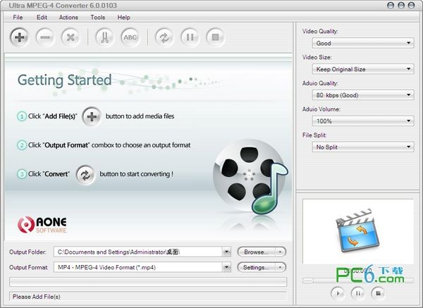 MPEG4转换编码器(Ultra MPEG-4 Converter)下载 v6.0.0103