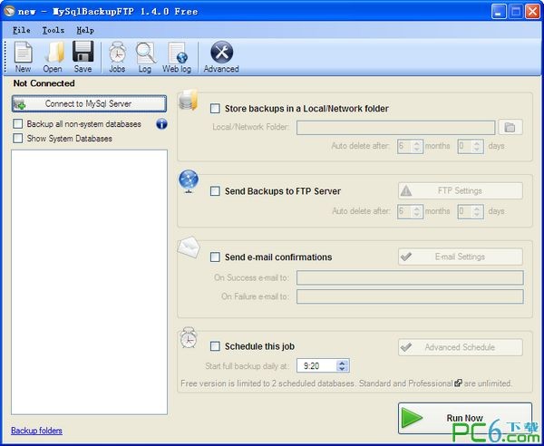 MySQL数据库备份工具(MySQLBackupFTP)下载 v1.4.0.38810 绿色版