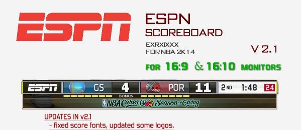 NBA2K14espn记分牌-NBA2K14espn记分牌下载 v2.1