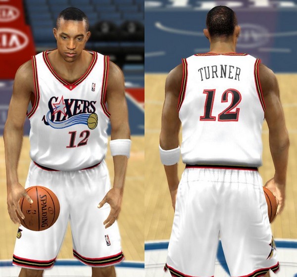 NBA2K14费城76人全套球衣补丁下载