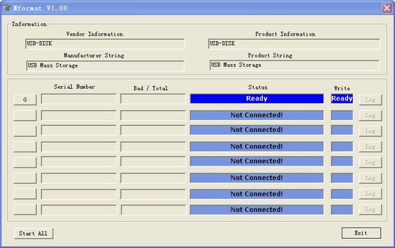 NC1116U盘修复量产工具下载 V1.00-适用于NC1116主控芯片