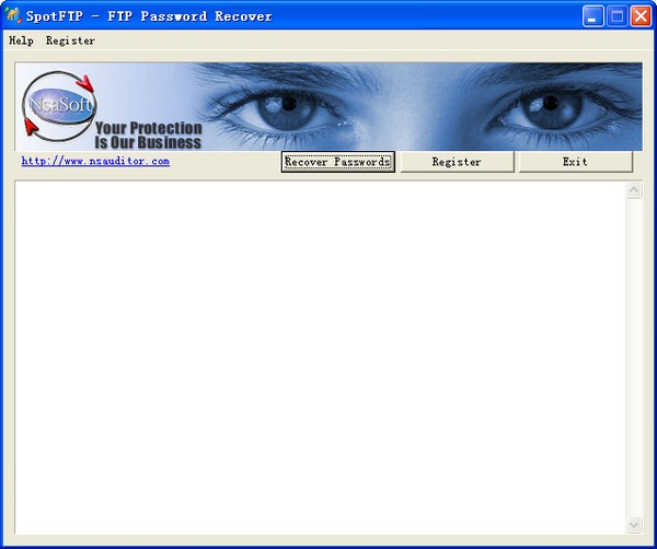 Nsasoft SpotFT(FTP密码恢复工具)下载 1.8英文免安装