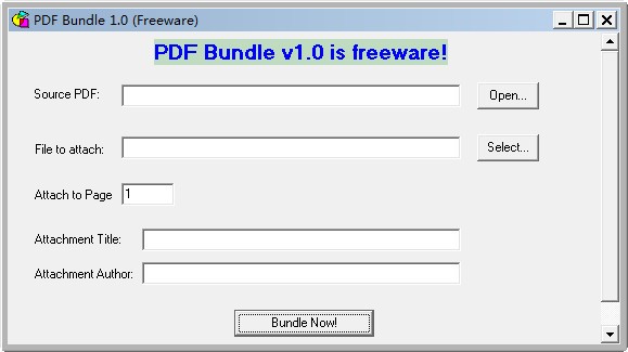 PDF添加附件软件PDF Bundle下载 1.0-pdf附件下载