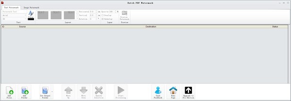PDF文件添加水印工具(Batch PDF Watermark)下载 v1.1绿色版-为PDF文件批量添加水印信息