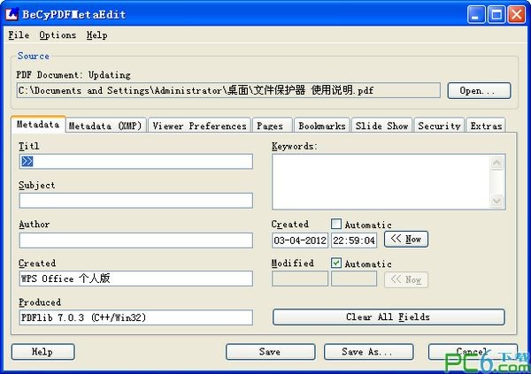 pdf文件信息修改工具|BeCyPDFMetaEditpdf下载 2.37绿色免费版
