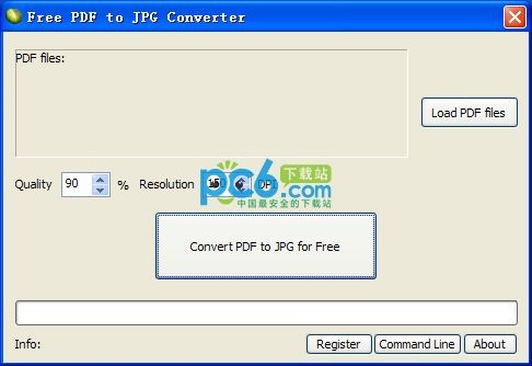 PDF转JPG软件(Free PDF to JPG Converter)下载 3.00绿色免费版
