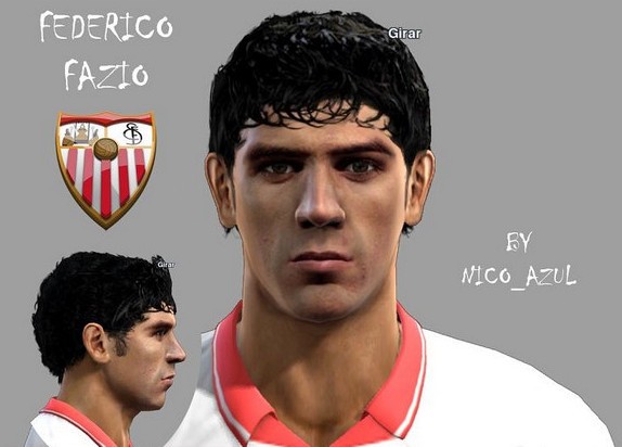 pes2013费德里科·法齐奥高清面补下载 -实况足球2013费德里科·法齐奥高清面补