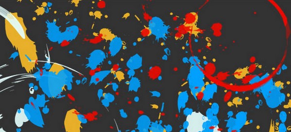 PS喷溅笔刷下载 -ps喷溅笔刷