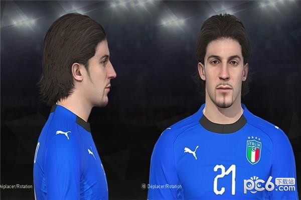 实况足球2018斑马王子皮耶罗长发款面部补丁下载