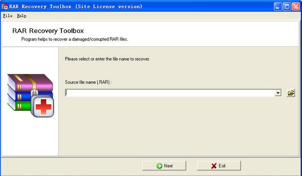 RAR Recovery Toolbox压缩文件修复下载 1.1绿色版