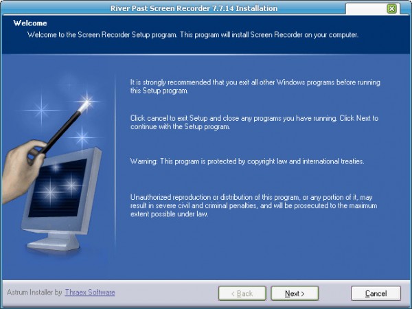 River Past Screen Recorder 下载 7.7.14 绿色版-幕录象机，支持输出 Cinepa