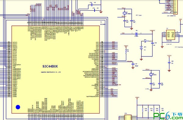s3c2410开发板原理图下载 -s3c44b0开发板pcb原理图及源码