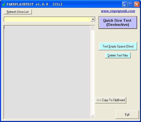 SD卡/U盘容量检查工具FakeFlashTest下载 V1.0.9
