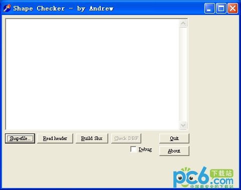 shp文件修复工具(Shape Checker)下载 1.0绿色版