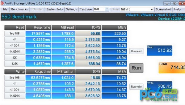 ssd固态硬盘测速工具(Anvils Storage Utilities)下载 1.0.50绿色版