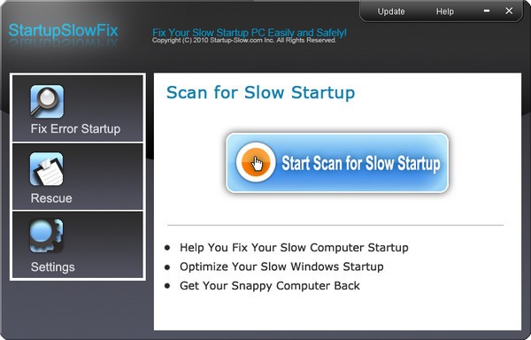 StartupSlowFix下载 2.4绿色版-系统启动缓慢修复工具