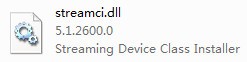streamci.dll下载 -streamci.dll文件下载