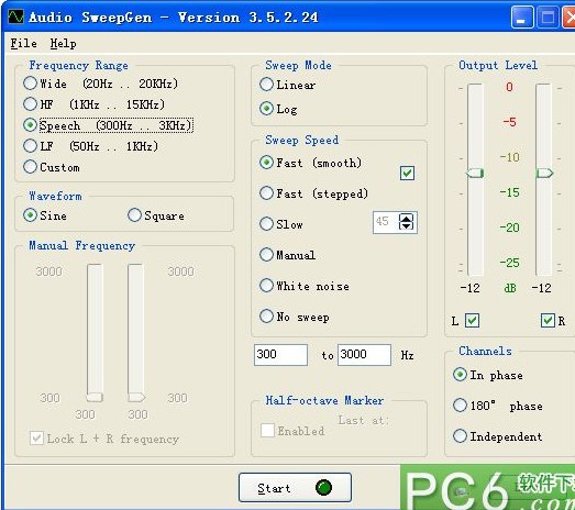 SweepGen(音频信号发生器)下载 3.5.2 免安装版-音频信号发生器软件件