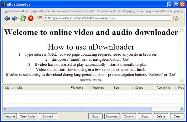 uDownloader(在线音频视频下载工具)下载 v2.0官方版