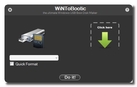 U盘启动盘一键制作工具(WiNToBootic)下载 v1.2绿色版