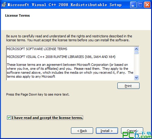 vc++2008 运行库下载 -vc++2008 可再发行组件包