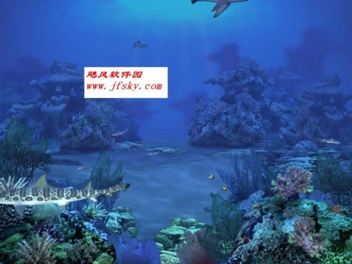 Very Cool 3D深海鯊魚屏保screen saver version 下载 2.0 (最新版)-screen.width-300