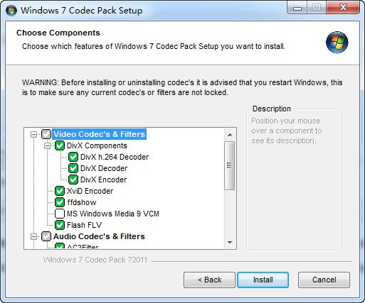 Win7多媒体解码包(Windows 7 Codecs Pack)下载 V3.3.5-Windows 7专用解码包