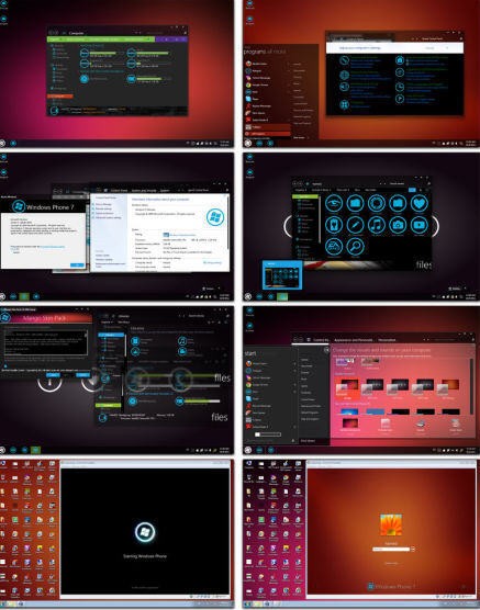 win7美化包(Mango Skin Pack)下载 v2.0(64位)