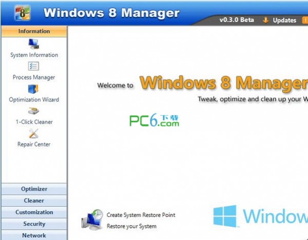 Windows8 Manager