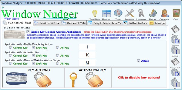 键盘控制鼠标软件-Window Nudger下载 v1.0官方版